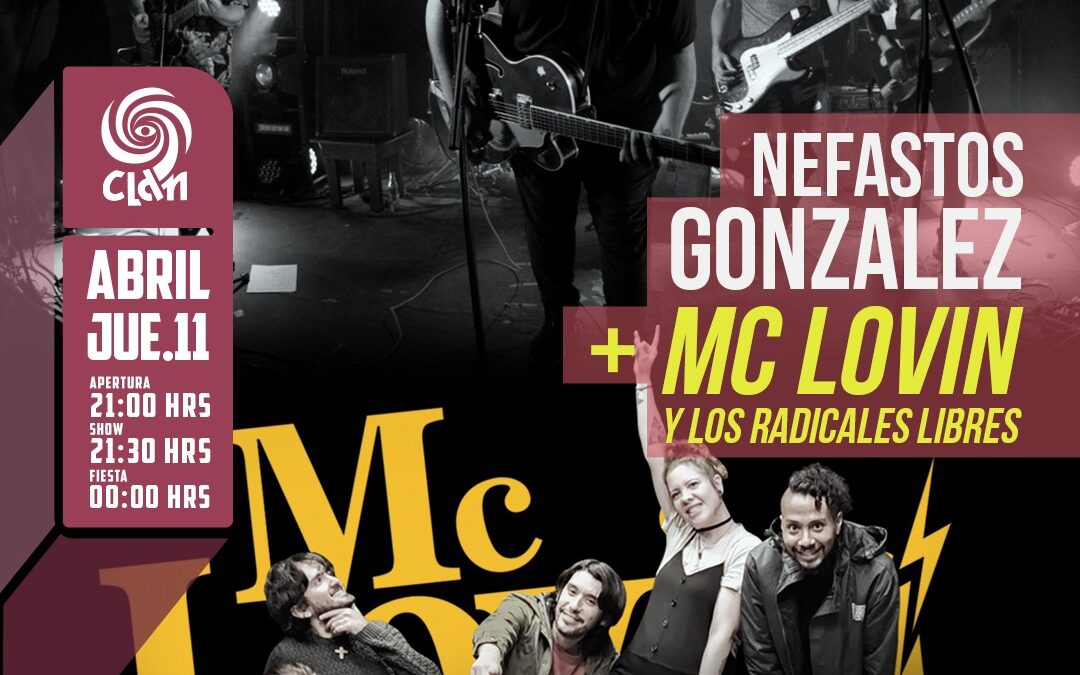 ¡Show en vivo! este 11 de abril con Nefastos González en Bar El Clan.