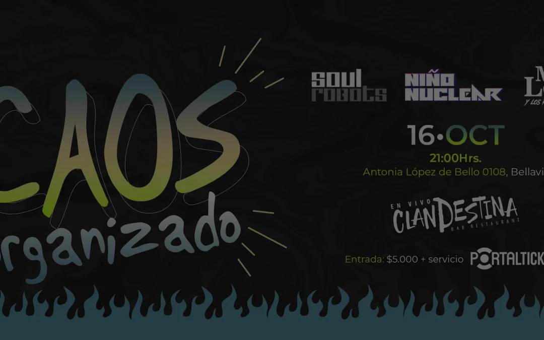 ¡Tocata 16 de Octubre en Cocina Clandestina!